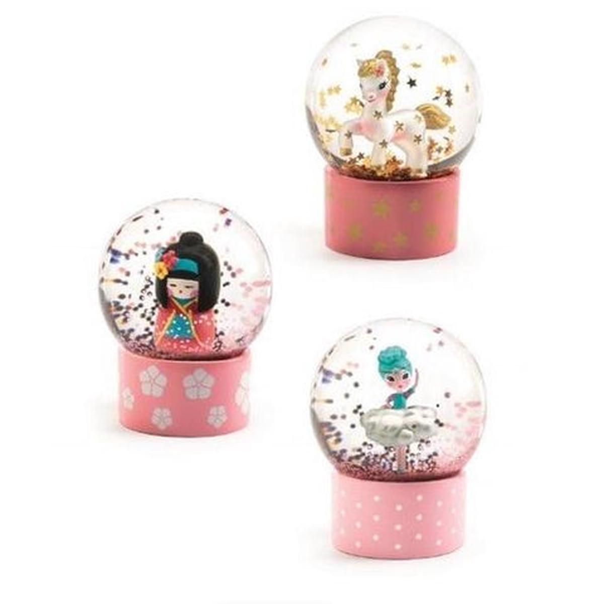 Djeco  So Cute Mini Snow Globes (Assorted)