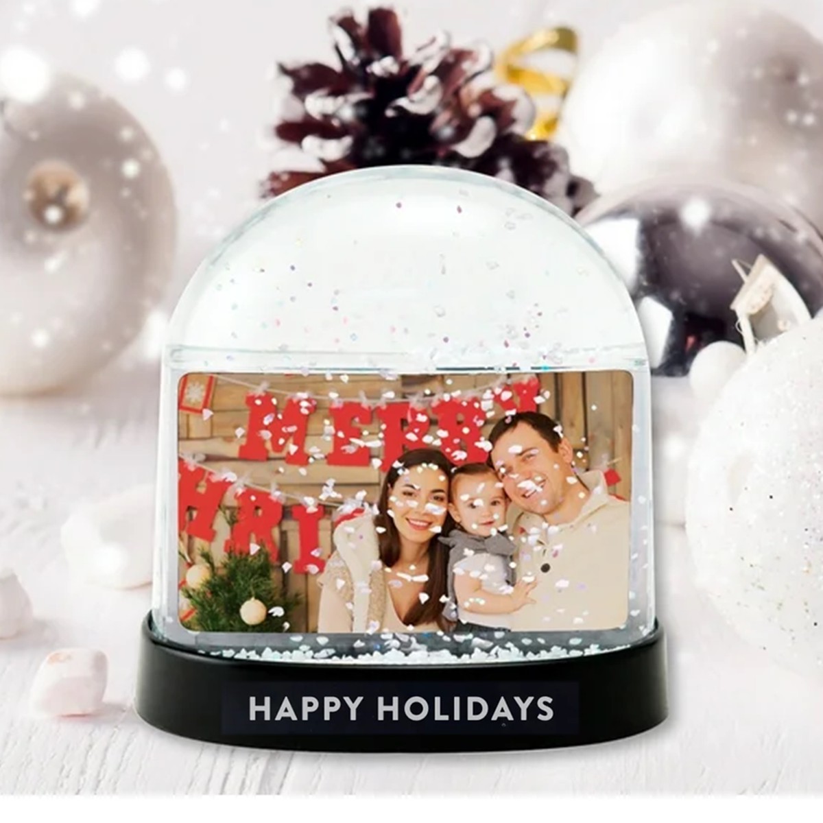 Snowglobe Photo Frame