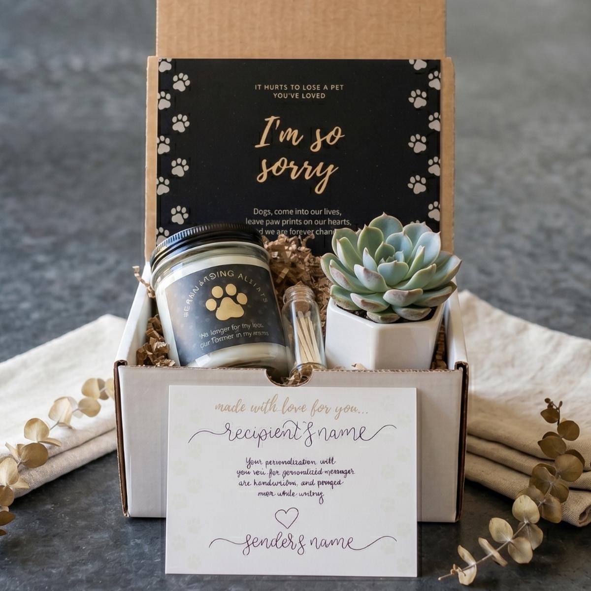 Dog Memorial Gift Box - Simple
