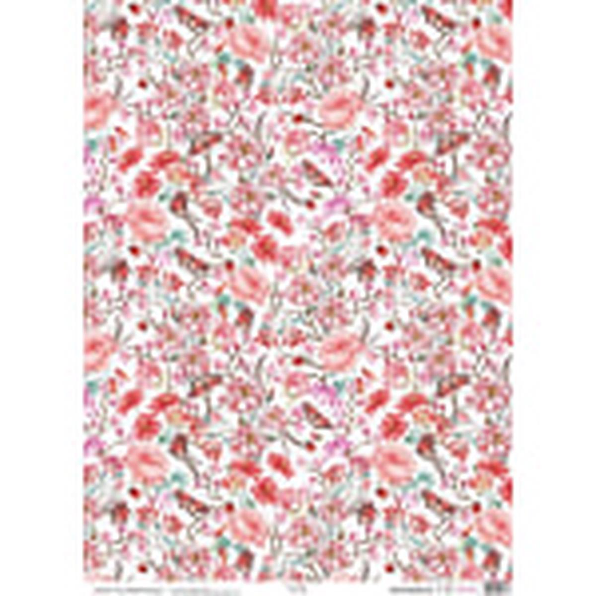 Red Floral Wrap