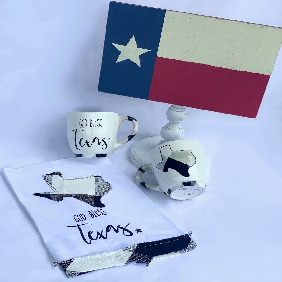 God Bless Texas Tea Towel