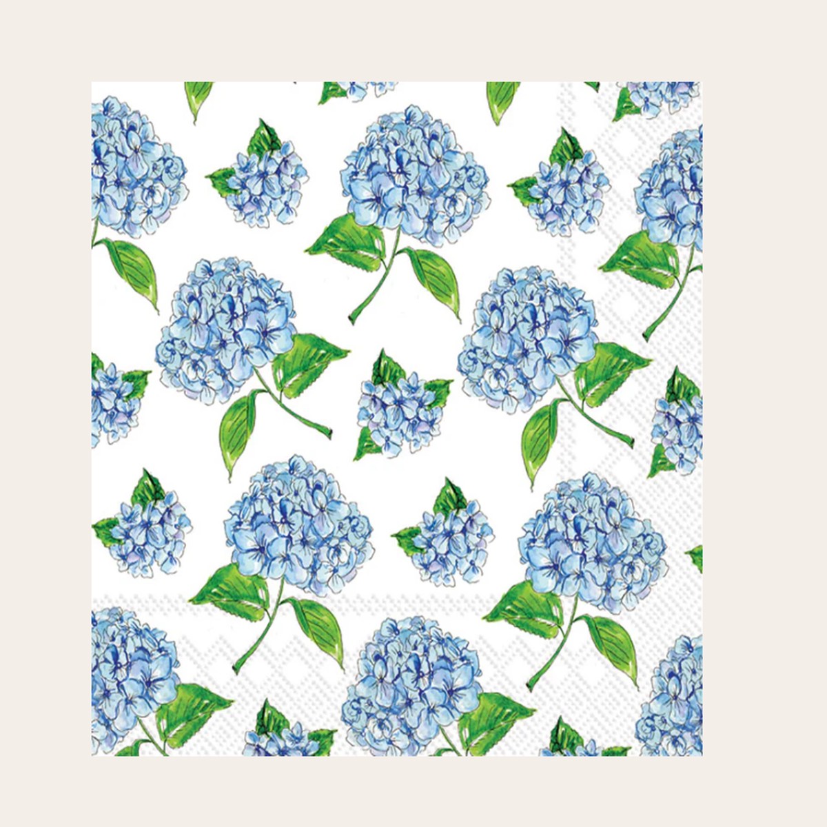 Hydrangea Scatter Cocktail Napkin