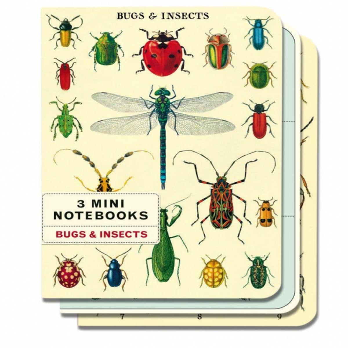 Cavallini  Notebook Mini Set: Bugs