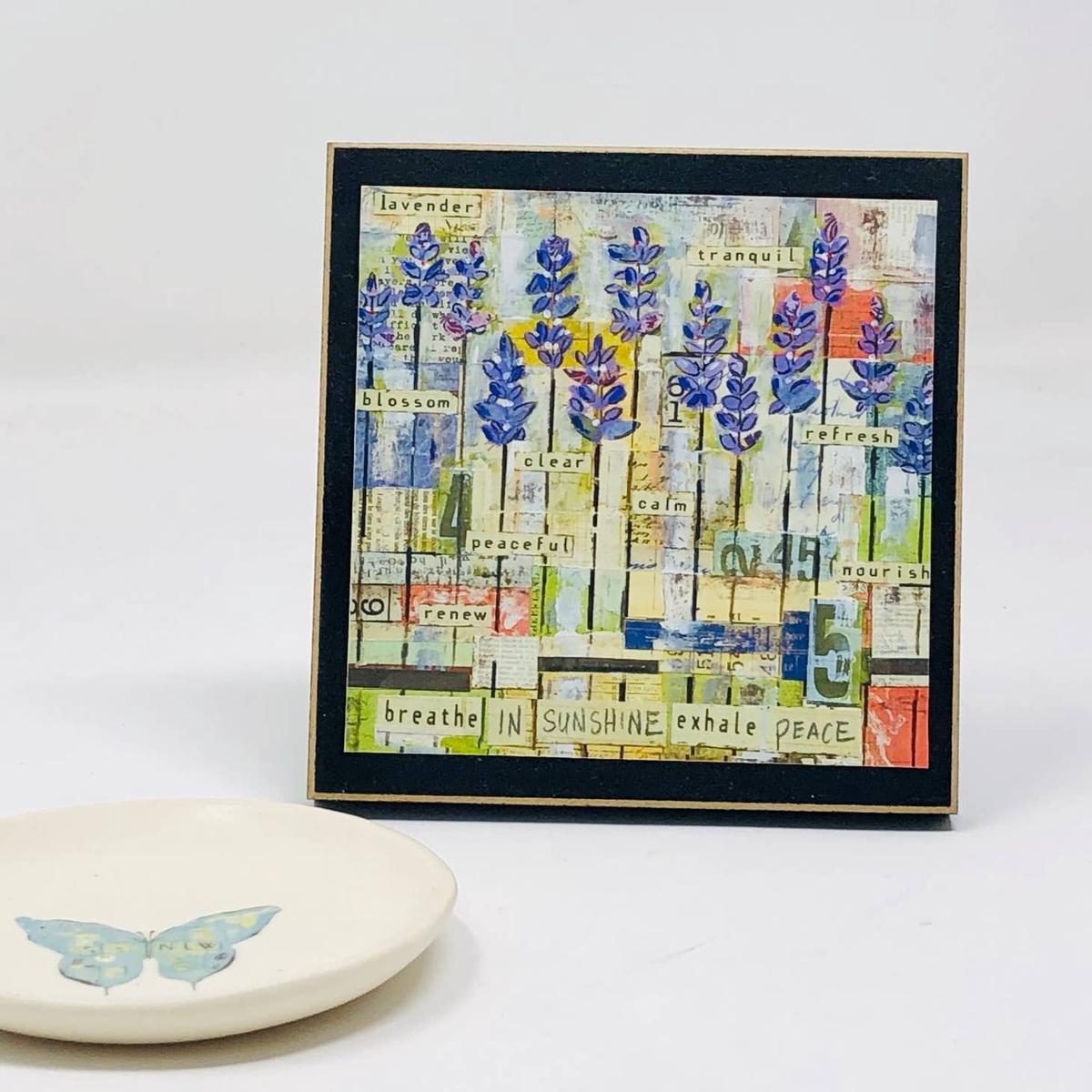 Lavender Wall Plaque