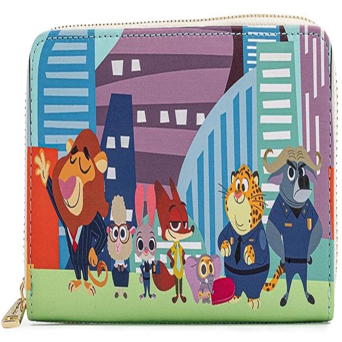Zootopia - Chibi Group Loungefly Zip Purse