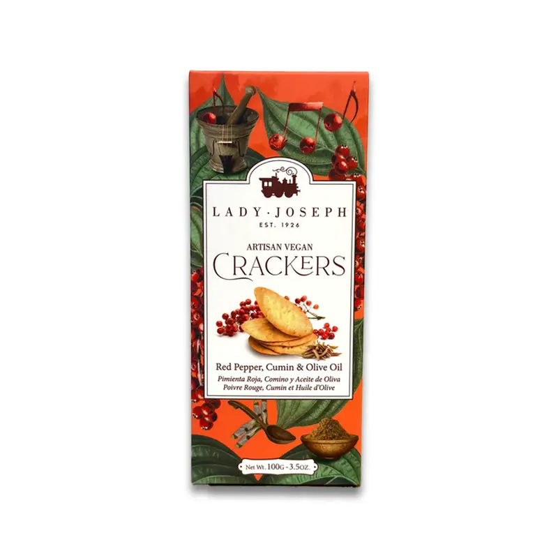 Pink Peppercorn Crackers