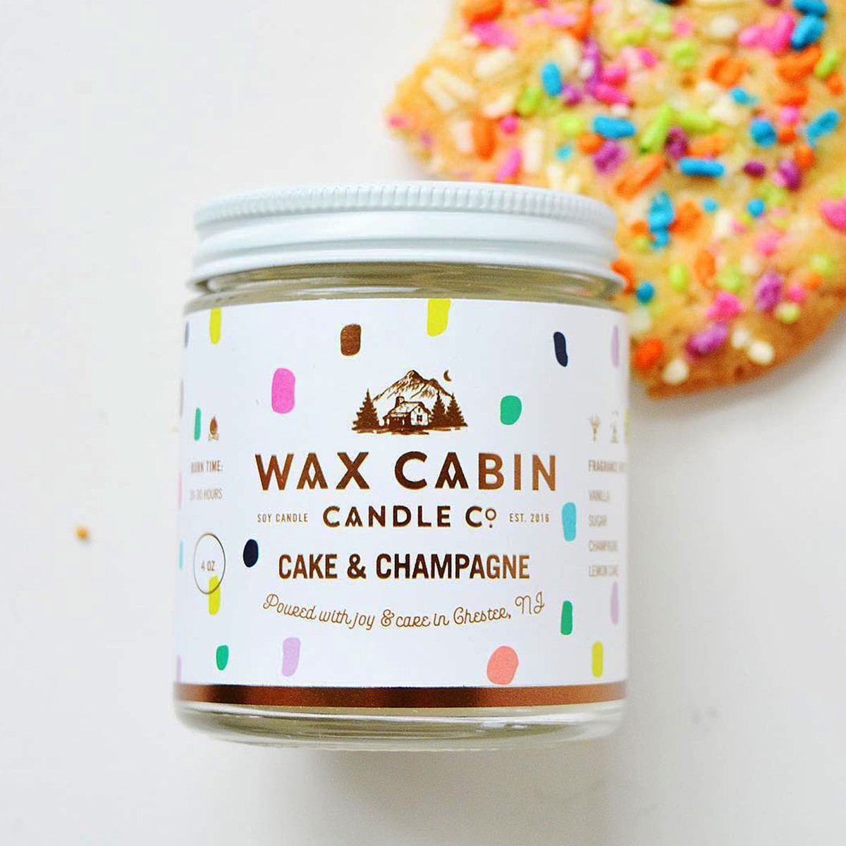Cake Champagne Candle