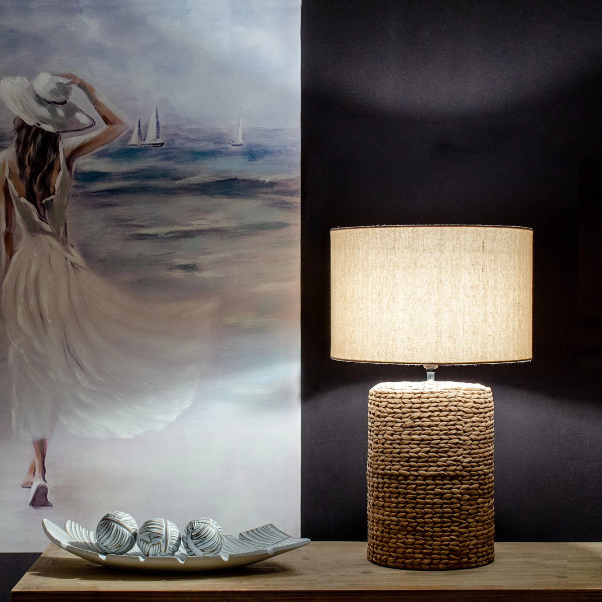 Panam Concrete Large Table Lamp