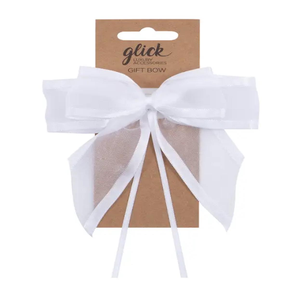 Designer Edge White Bow