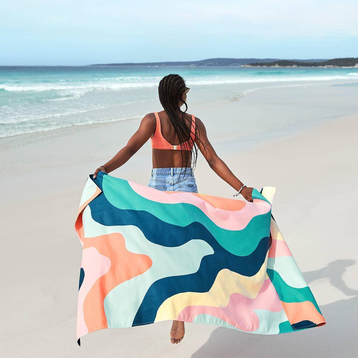 Quick Dry Beach Towel - Get Wavy (Extra Large)