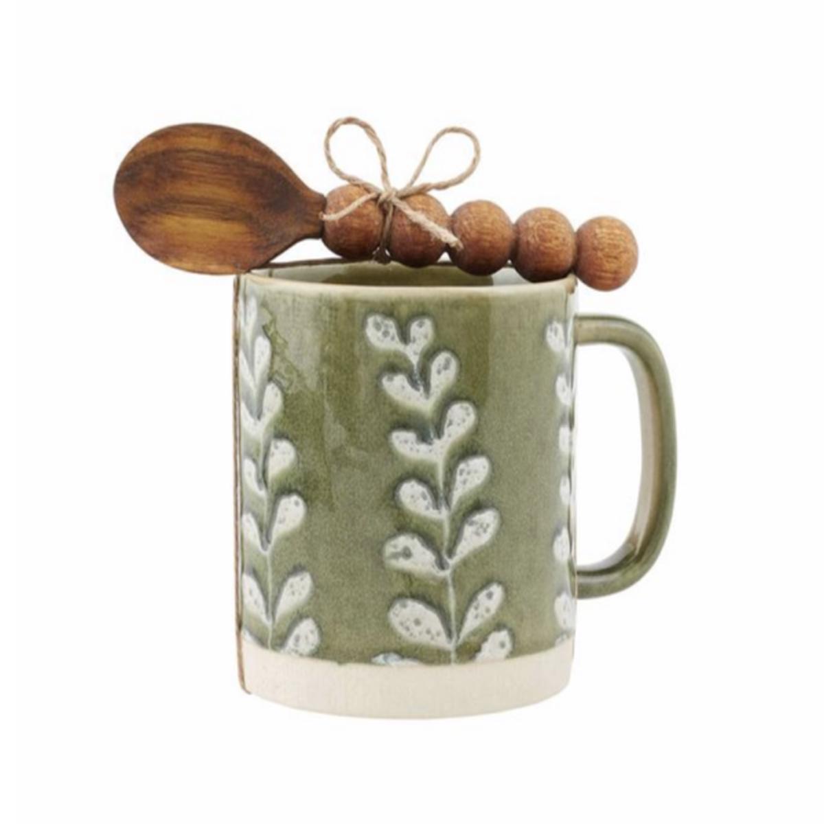Round Leaf Mug
