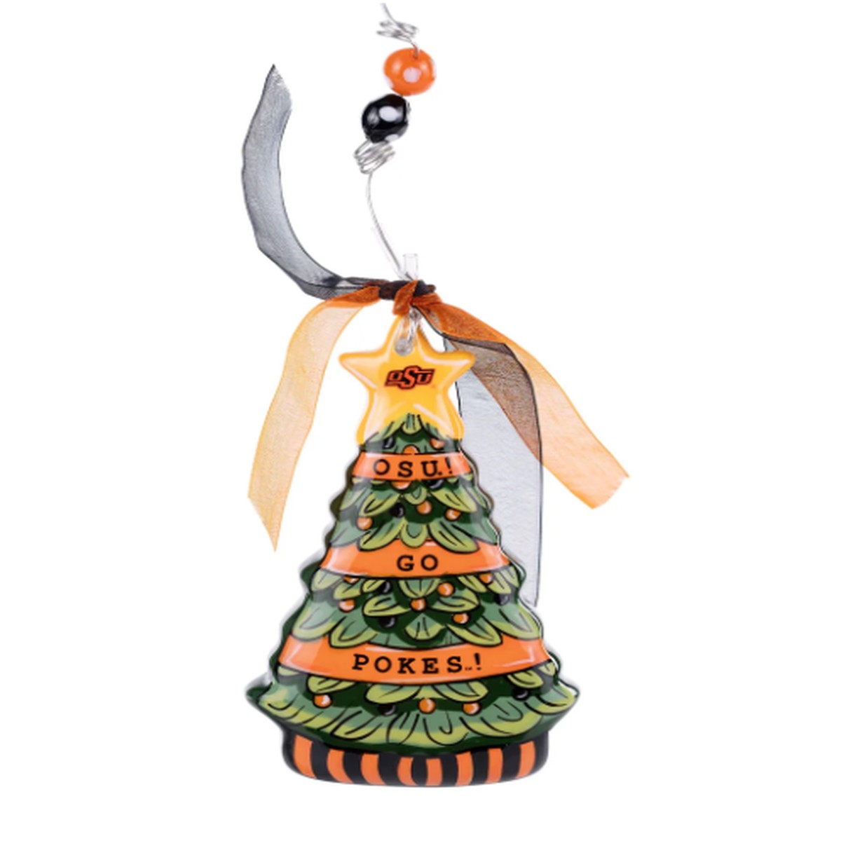 Oklahoma State Tree Puff Ornament