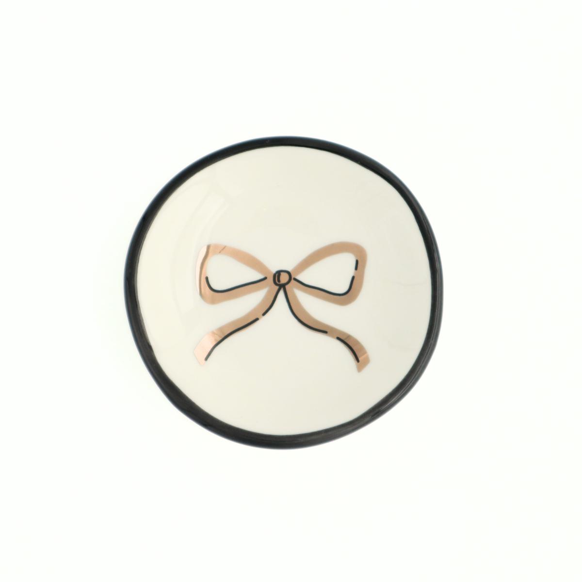 Ring Dish - Gold Bow