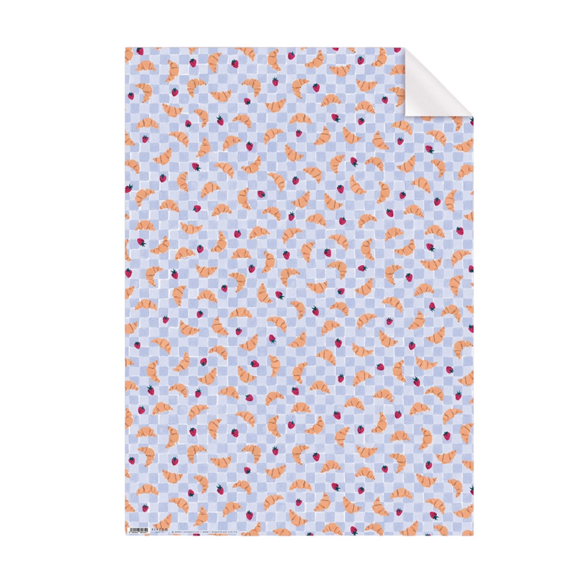 Croissant Cafe Gift Wrap