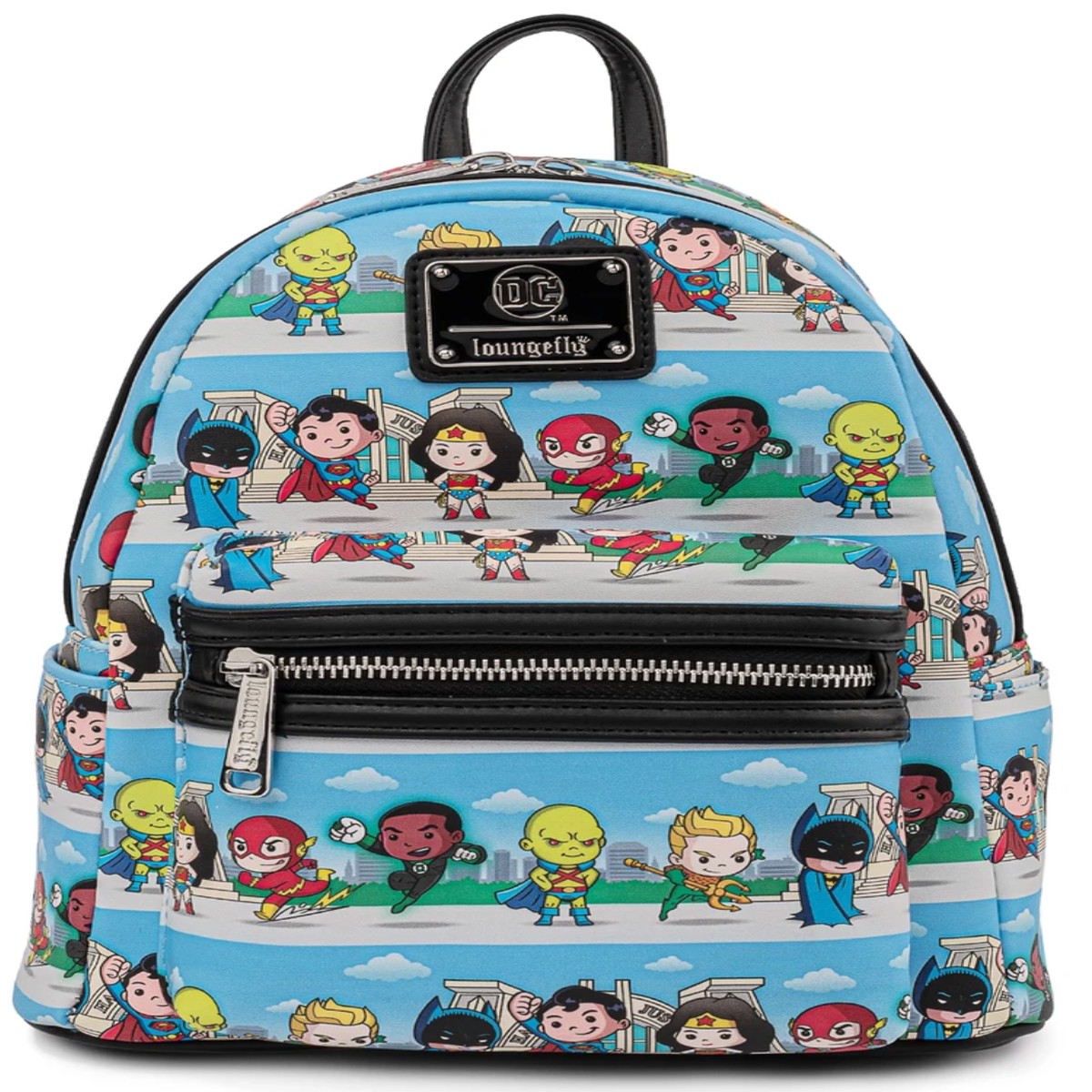DC Comics - Chibi Lineup Loungefly Mini Backpack