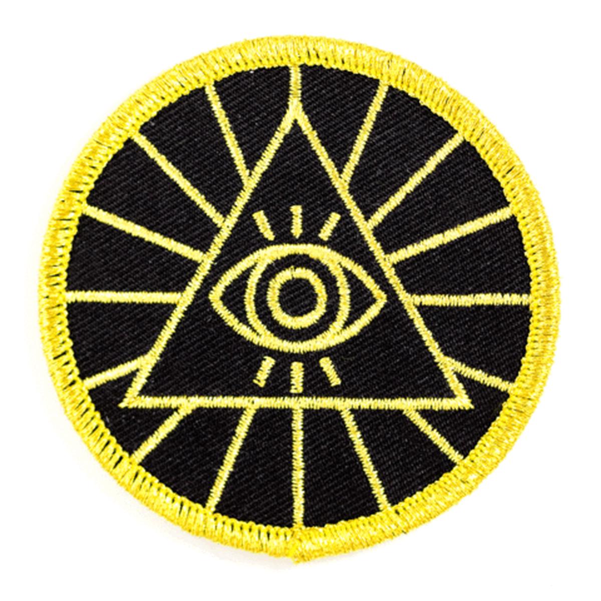 Illuminati Embroidered Iron-On Patch
