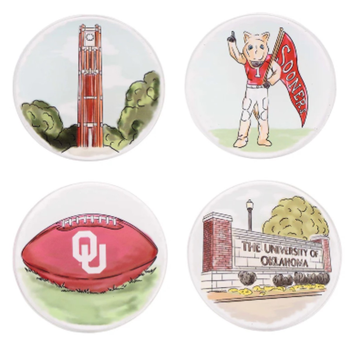 Oklahoma Coaster Set/4