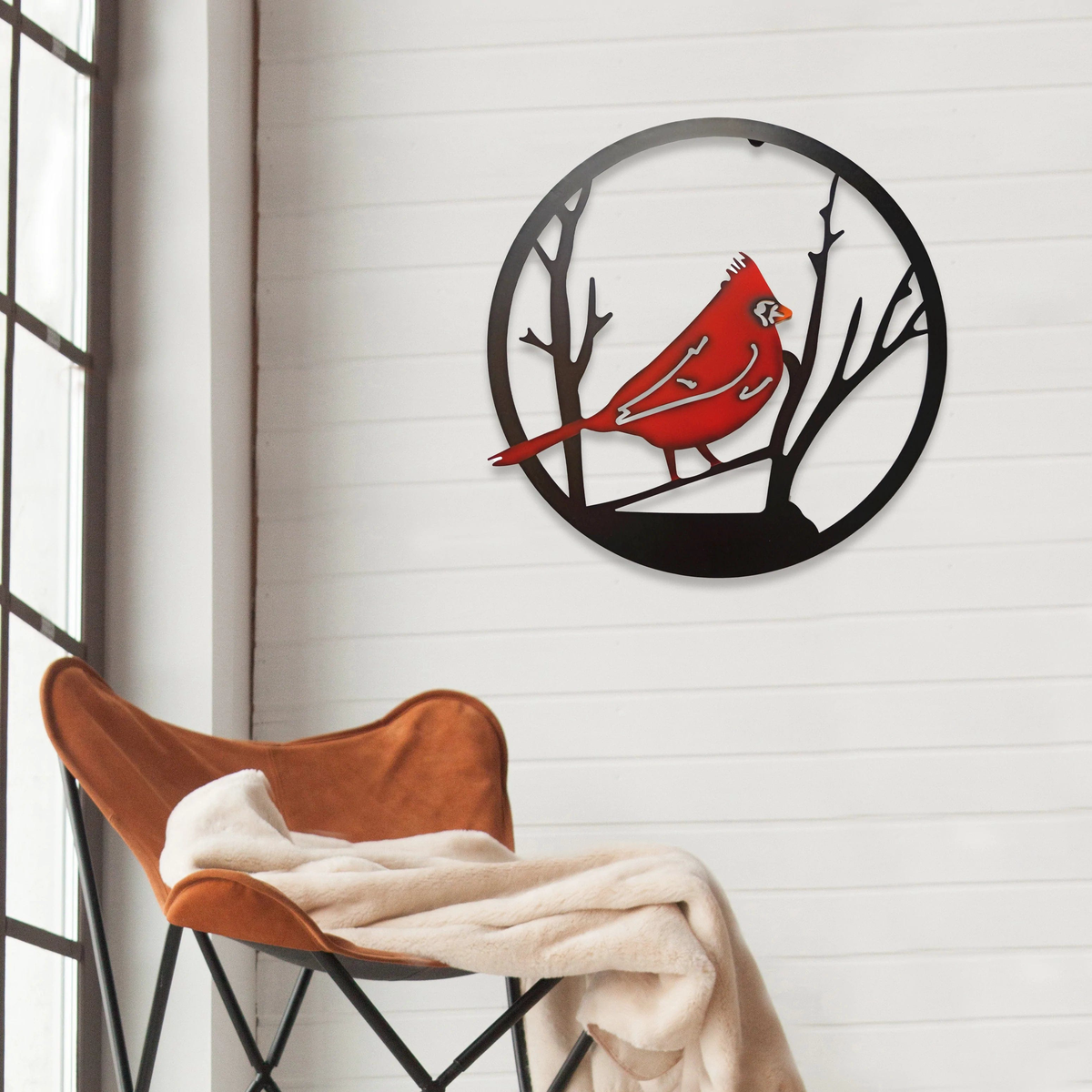 Panam Cardinal Circular Wall Decor