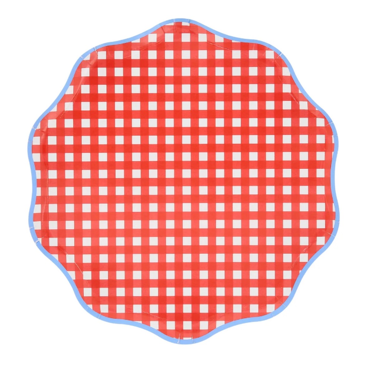 Red Gingham Side Plates