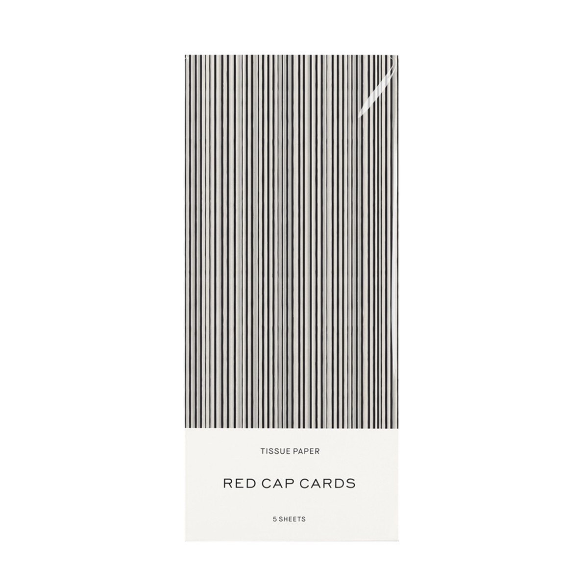 Black Stripe Tissue Paper