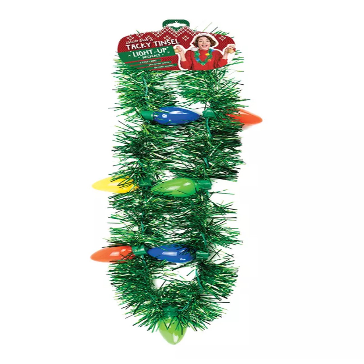 Light Up Tinsel Necklace