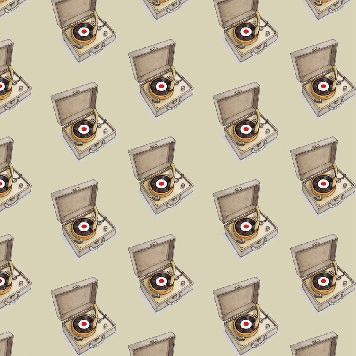 Record Player Gift Wrap