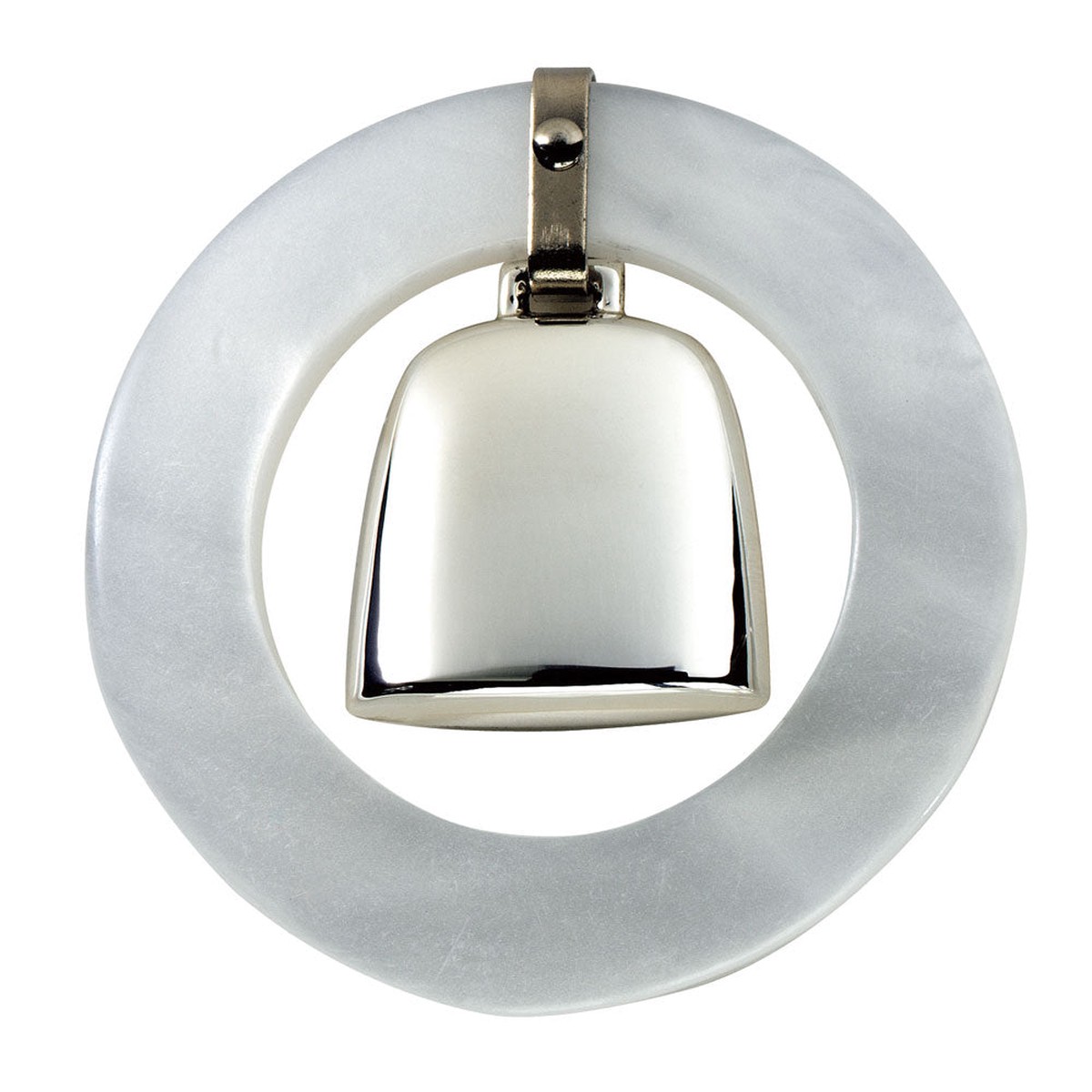 Salisbury Sterling Silver Teething Ring Rattle