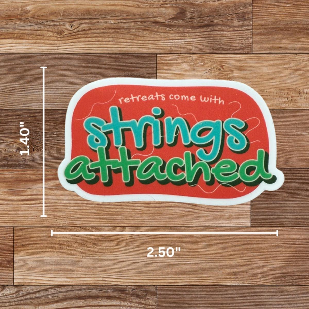 Strings Attached Sticker