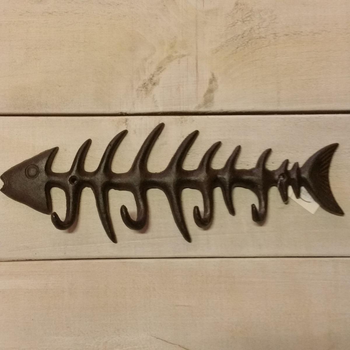 Abbott Small Fish Bone Wall Hook Iron Age Abbott
