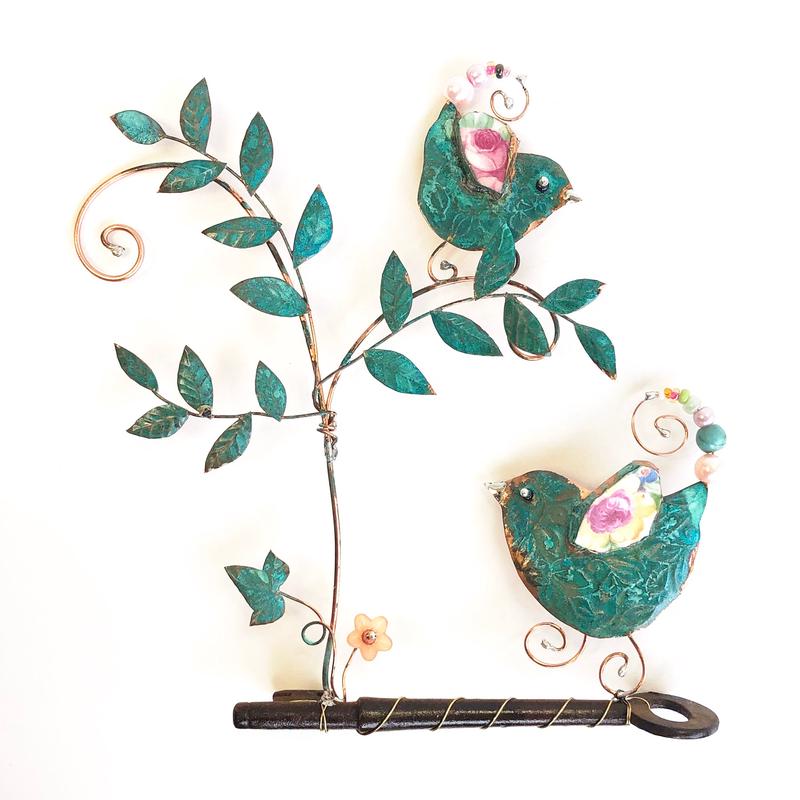 Bird on a key