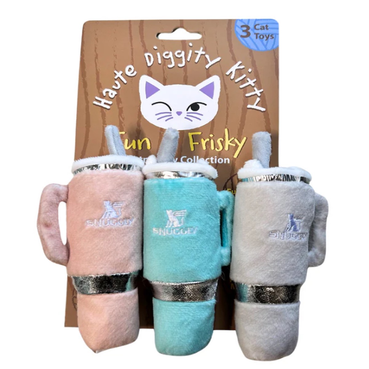 Haute Diggity Kitty Snuggly Cup 3-Pack