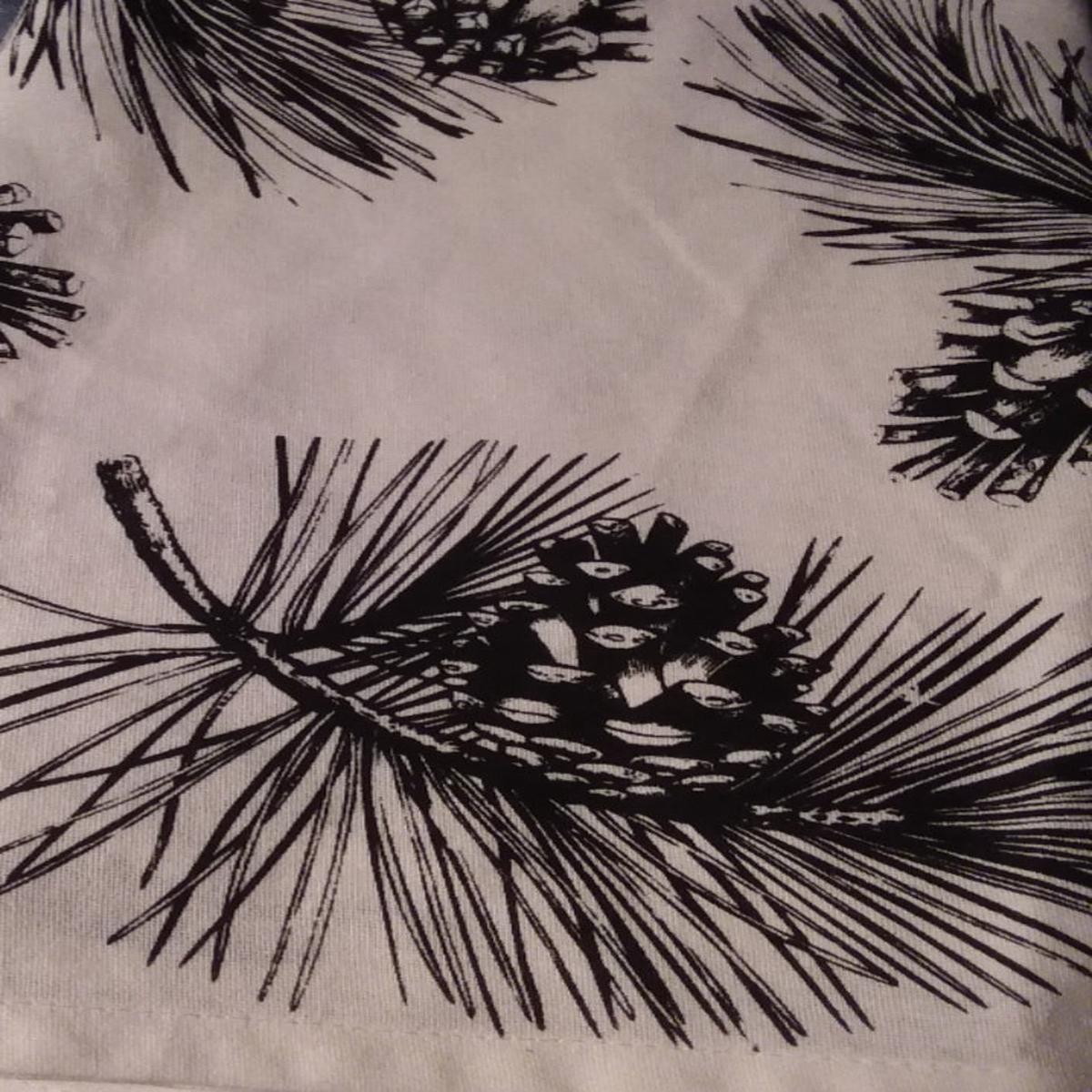 Abbott Pinecones & Branches Tea Towel