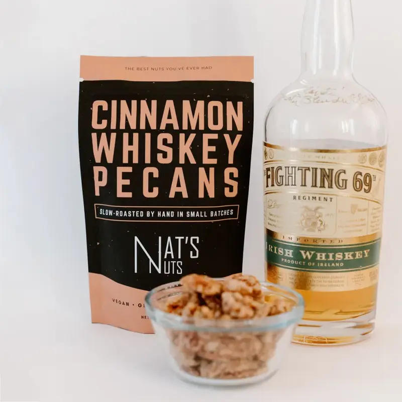Cinnamon Whiskey Pecans