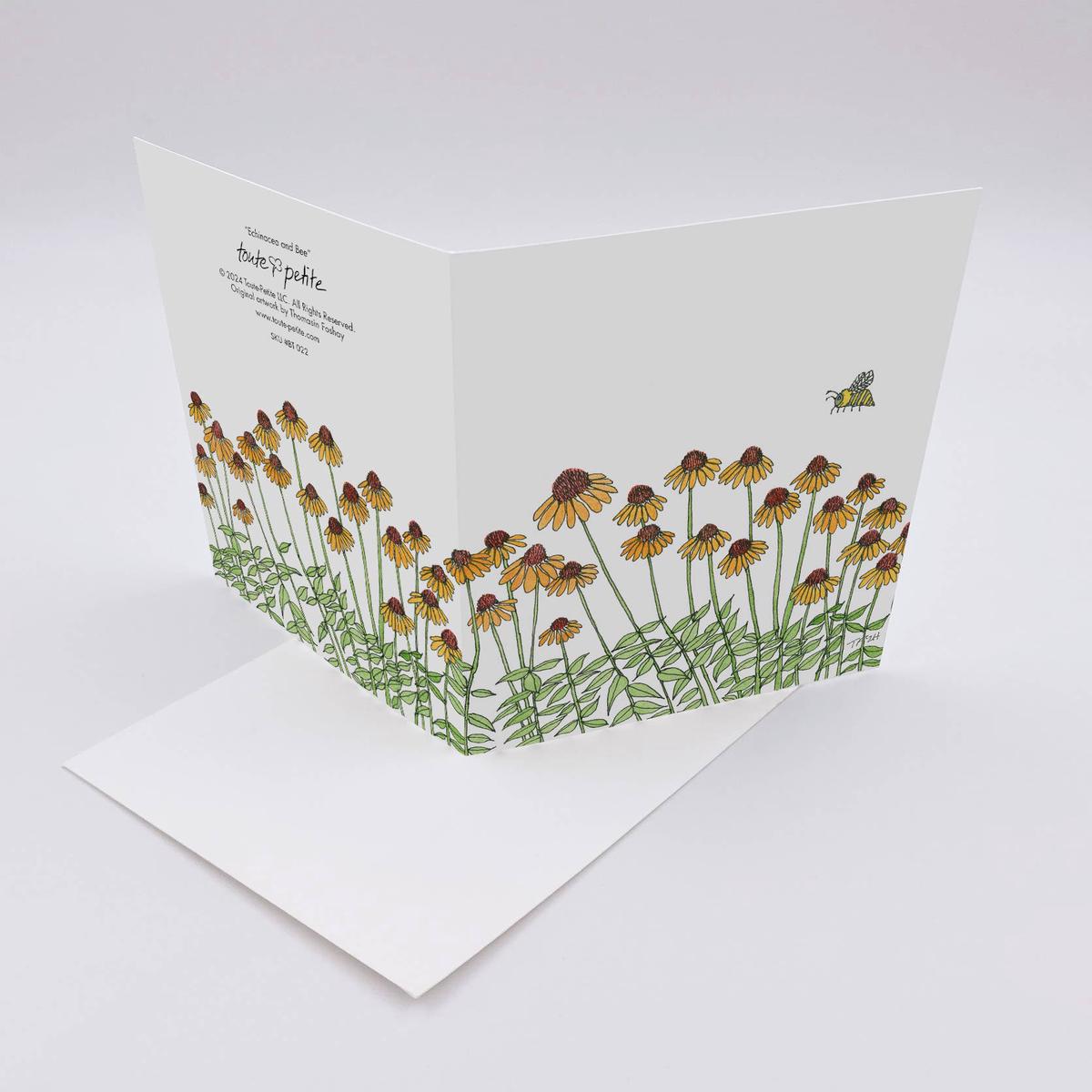 Echinacea and Bee, Botanical