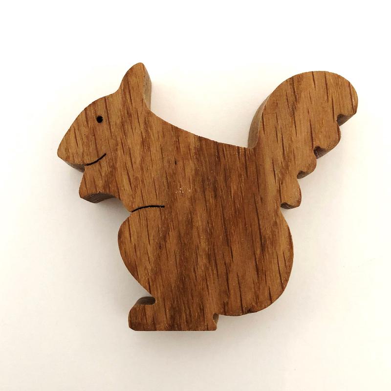 Cane topper - squirrel