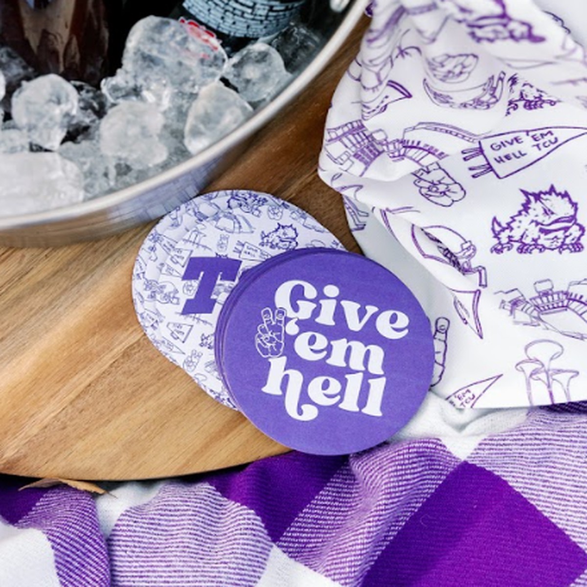 TCU Coasters