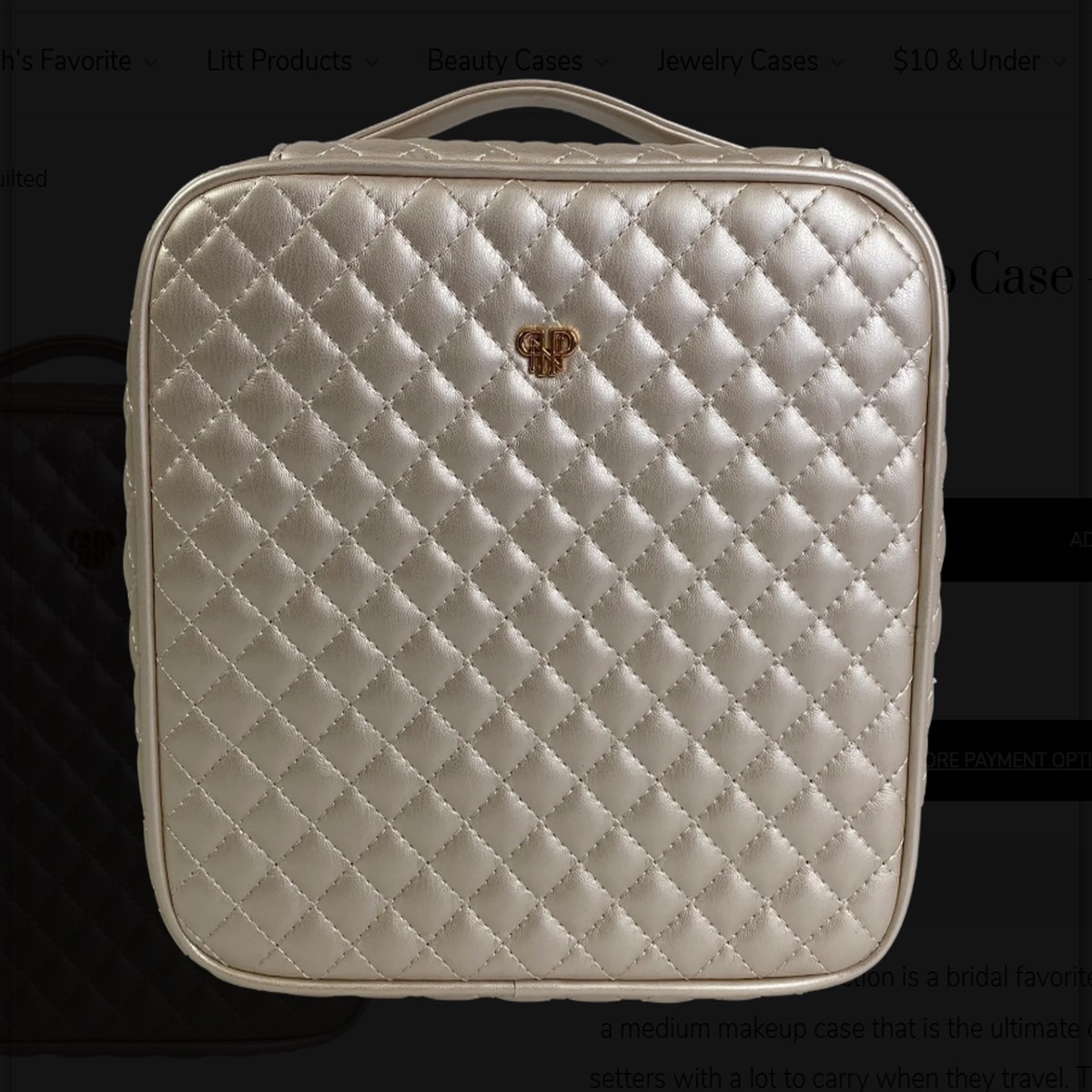 Mini Diva Case - Pearl Quilted