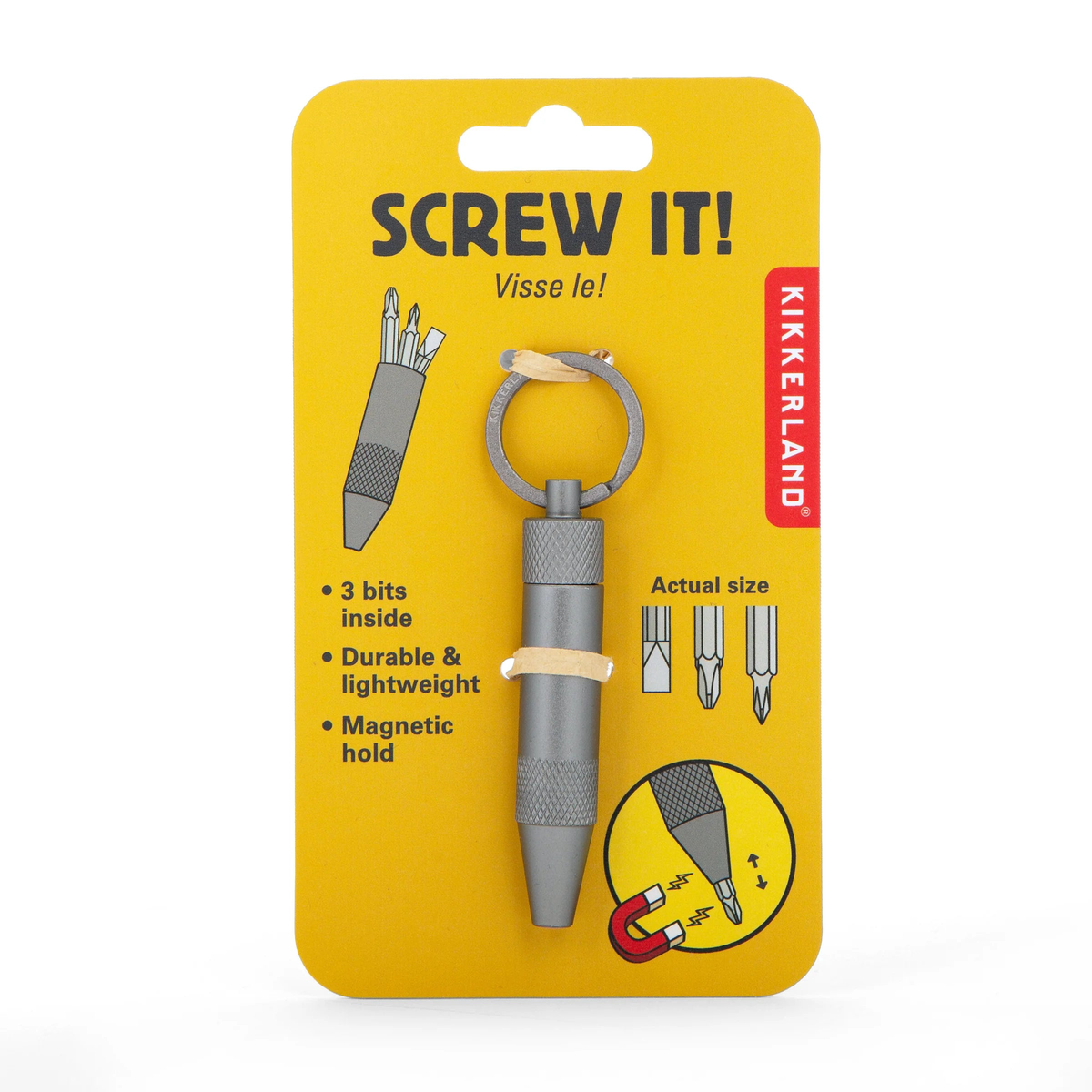 Mini Screw driver set keyring