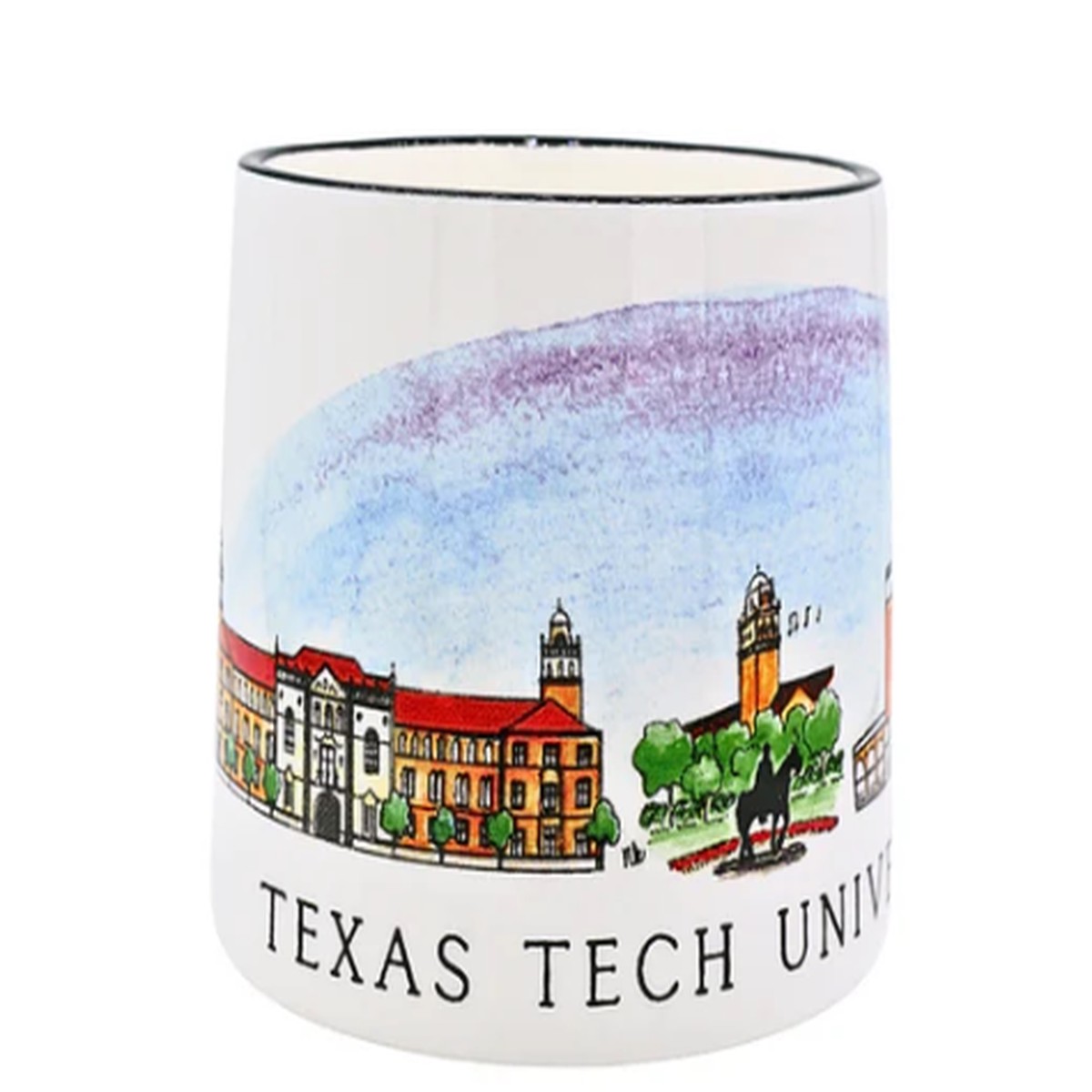 Texas Tech Skyline Ceramic Mug