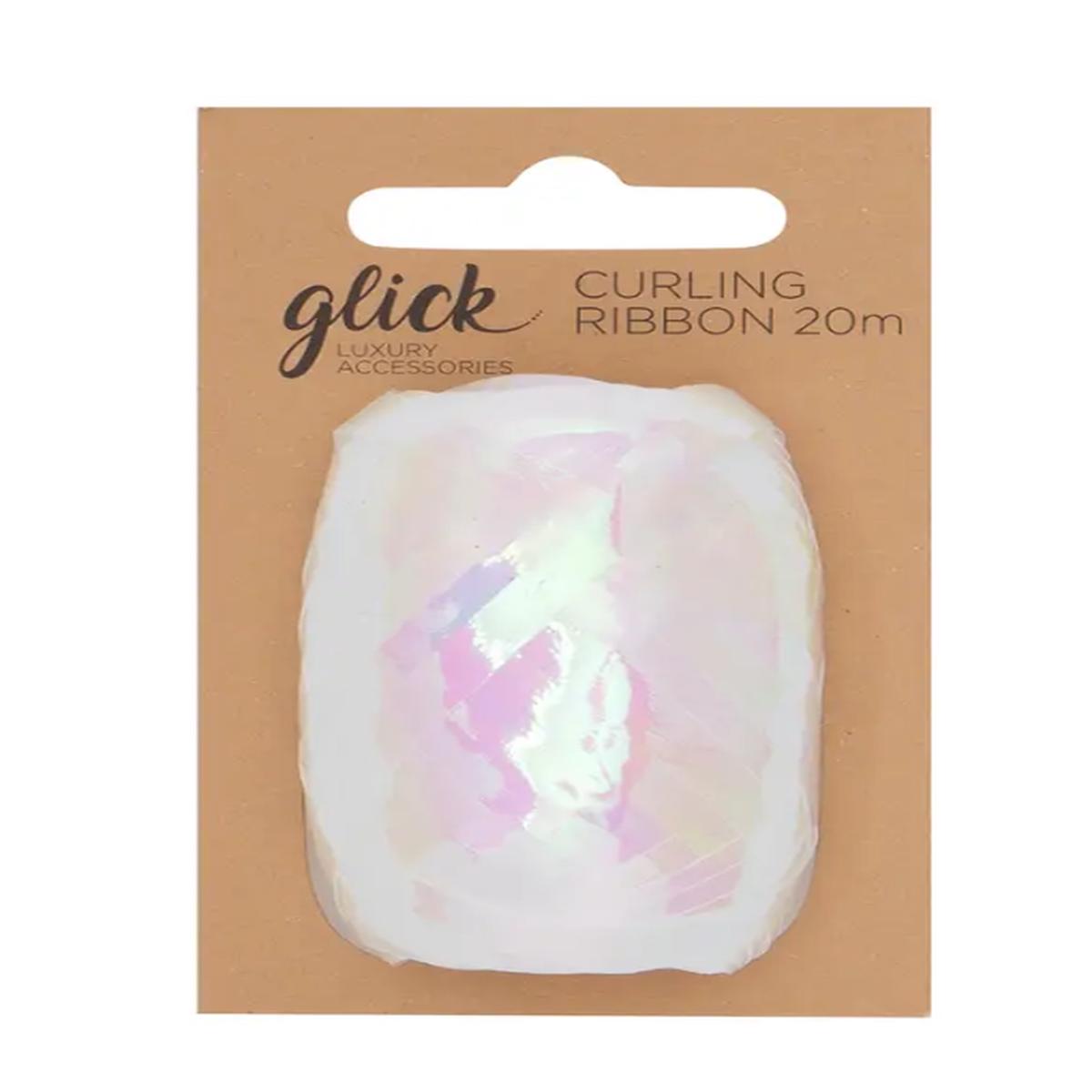 Curling White Ribbon