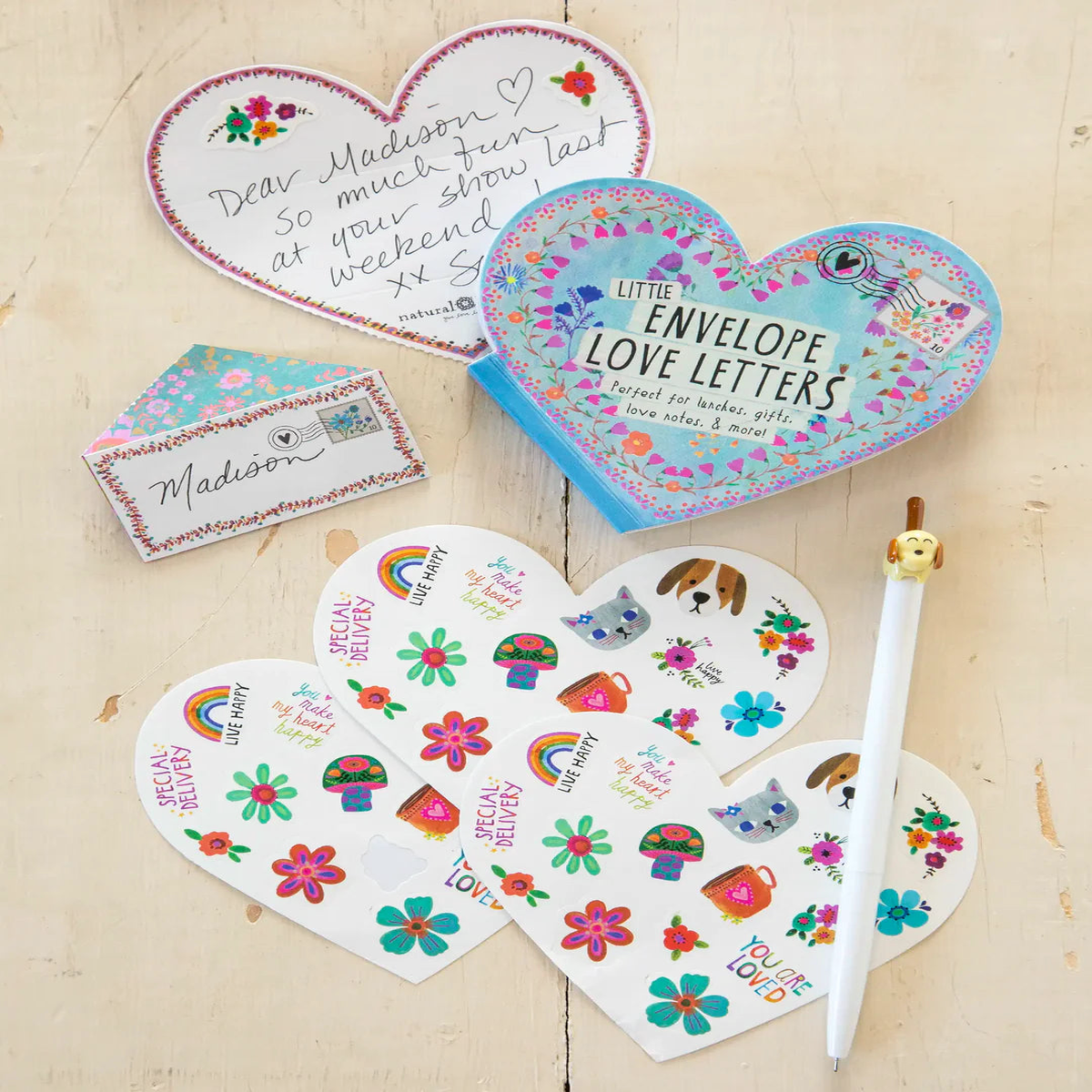 Blue Heart Little Envelope Letters